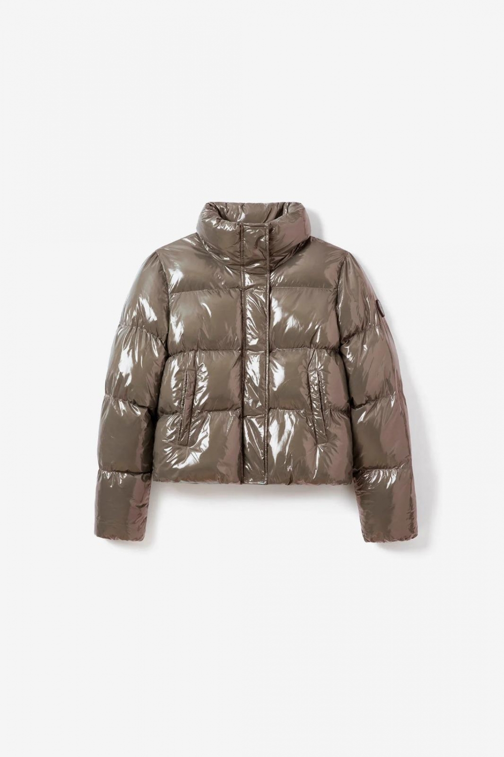 Glossy Puffer Jacket