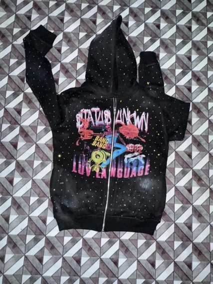 Rhinstone hoddie