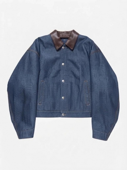 Denim bomber jacket