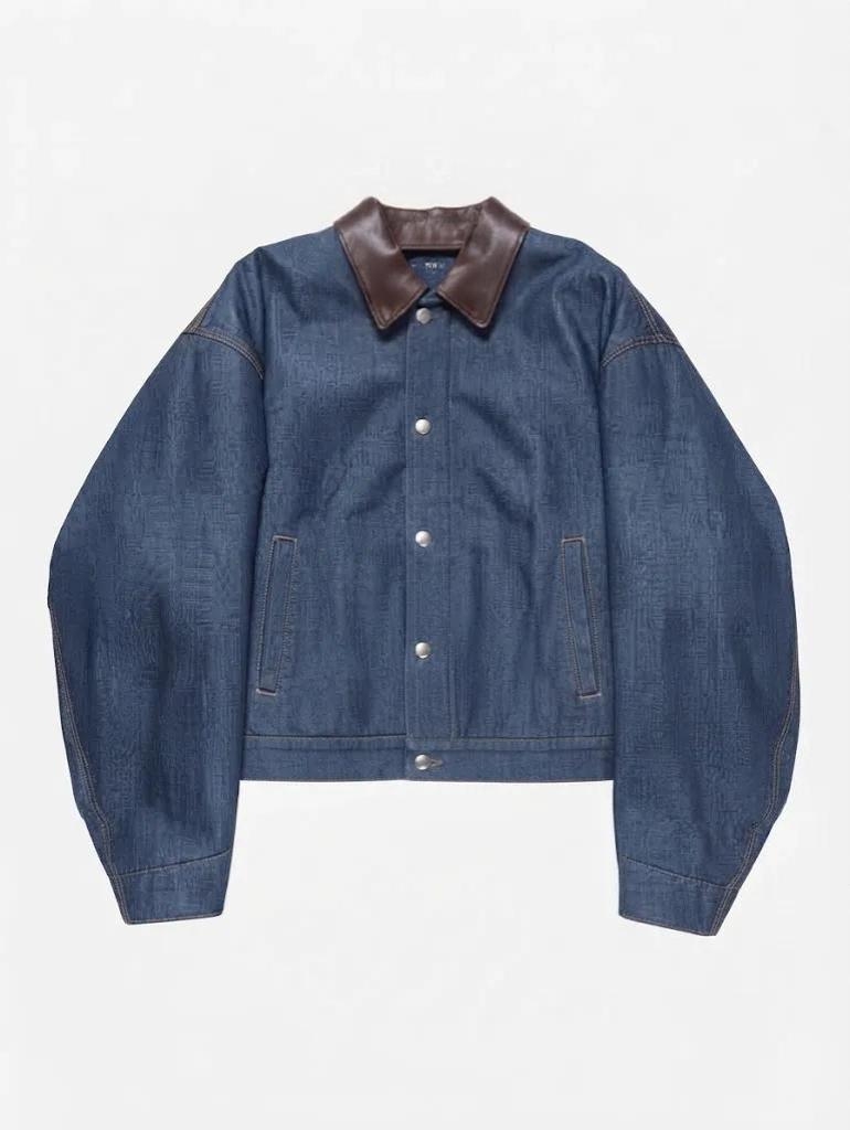 Denim bomber jacket
