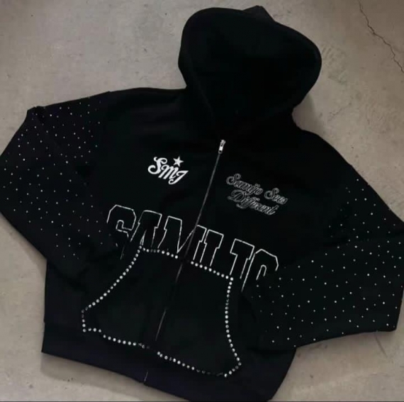 Rhinstone hoddie